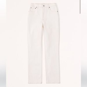 Abercrombie Curve Love The Ankle Straight Ultra High Rise